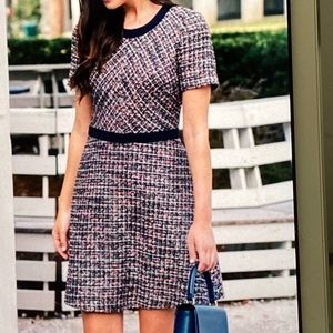 Gal Meets Glam Marley Brown & Blush Dress, Size 10